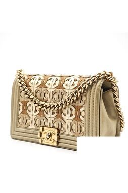 Chanel Boy Dubai Limited Lambskin Chain Shoulder Bag